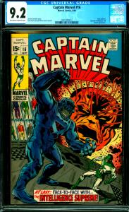 Captain Marvel #16 CGC Graded 9.2 New Uniform