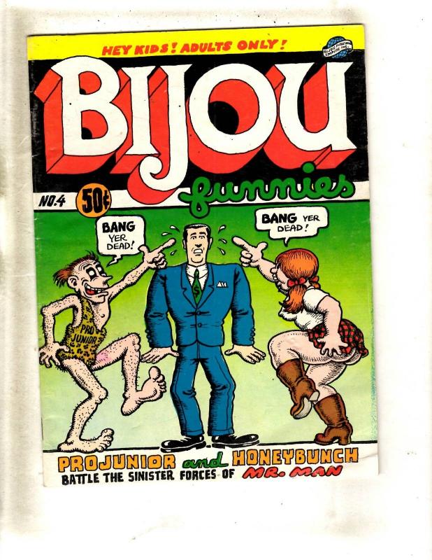 Bijou 4 Fn Vf Kitchen Sink Comic Book Underground Comix