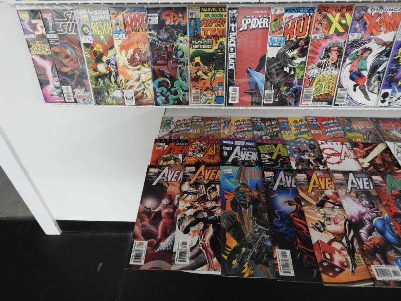 Huge lot of 170+ Comics W/ Avengers, Wolverine, X-Men Avg FN/VF Condition!