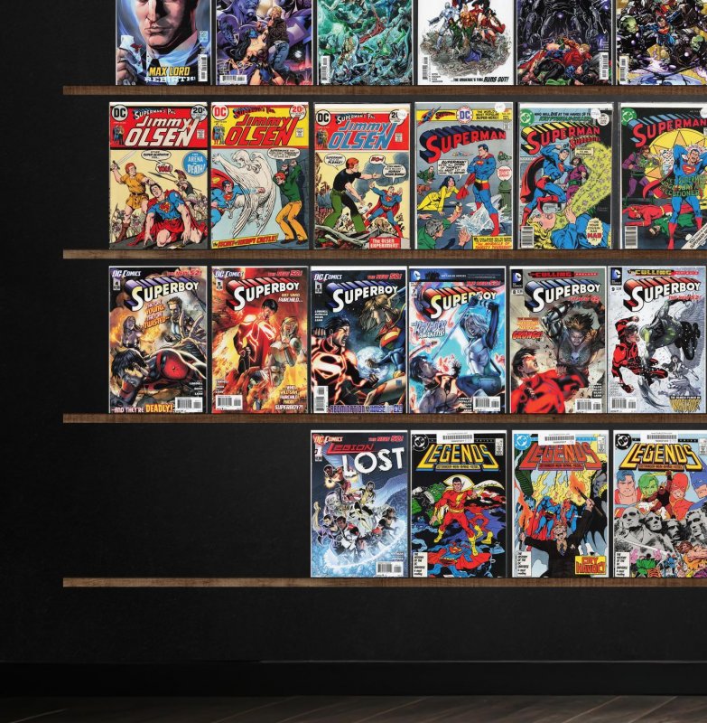 Huge Lot 150+ Comics with Justice League, Nexus, Superboy, Whisper & More!