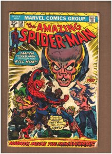 Amazing Spider-man #138 Marvel 1974 MVS Missing READER COPY ONLY FR 1.0