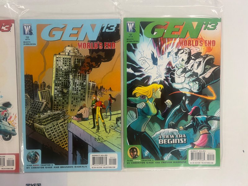 4 Gen 13 Wildstorm Comic Books # 20 21 22 23 34 JS27