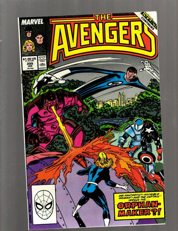 Lot of 9 The Avengers Marvel Comics #297 299 300 301 302 Annual #13 15 16 17 GB2