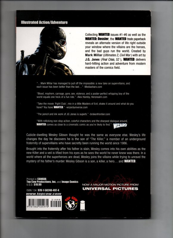 Wanted TPB - 5th print - Mark Millar - Image - 2007 - NM