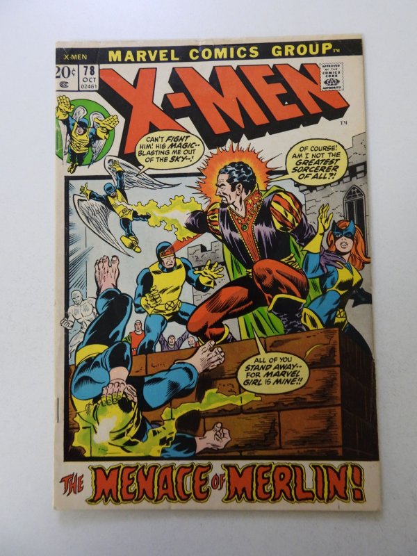 The X-Men #78 (1972) FN- condition