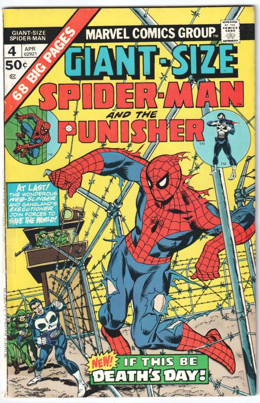 Giant-Size Spider-Man #4 (1975) Punisher [Key Issue]