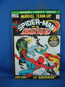 MARVEL TEAMUP 1 F VF SPIDERMAN FIRST ISSUE 1972