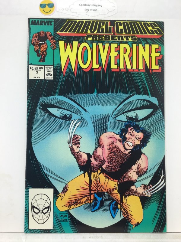 Marvel Comics Presents #3 (1988) nm wolverine Shang Chi the thing man thing