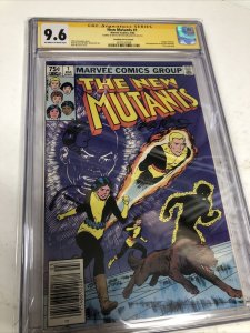 New Mutants (1983) # 1 (CGC 9.6 OWWP) Signed & Sketch Bob McLeod | CPV Canadian