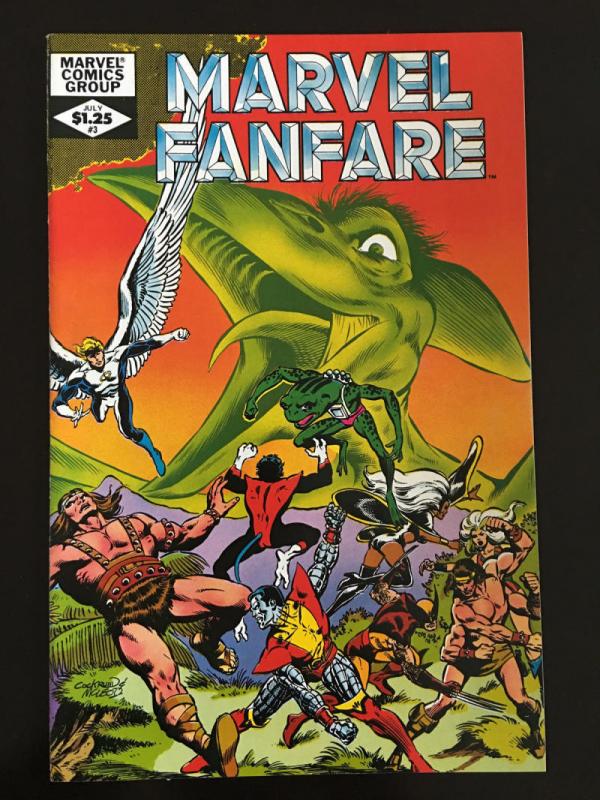 MARVEL FANFARE #3, NM, X-men, Wolverine, Claremont,1982 more Marvel in store