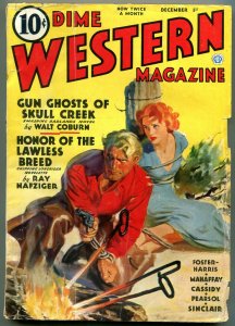 Dime Western Pulp December 1 1935- Walt Coburn- Ray Nafziger VG+