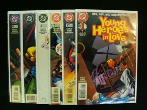 Young Heroes in Love #1-12 Complete Set Run DC Raspler Madan Champagne