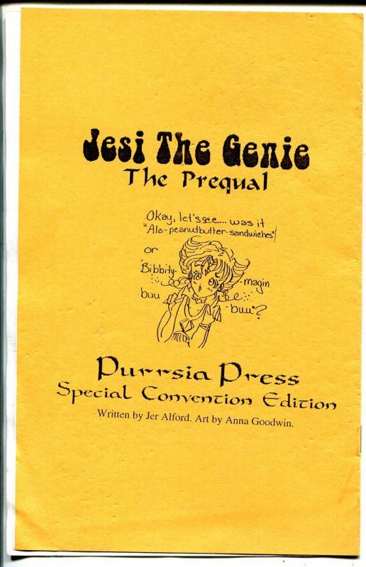 Jesi The Genie-The Prequel-Special Convention Edition-limited printing-FN