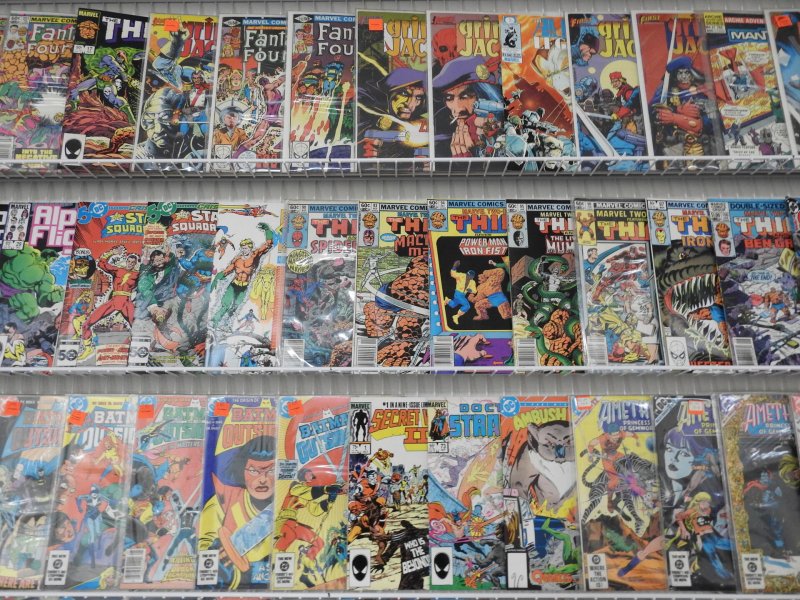 Huge Lot 160+ Comics W/ Fantastic Four, Spider-Man, Superman+ Avg VF- Condition!