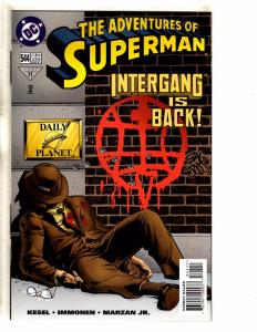 8 Superman DC Comic Books # 539 540 541 542 543 544 545 546 Batman Flash PP11