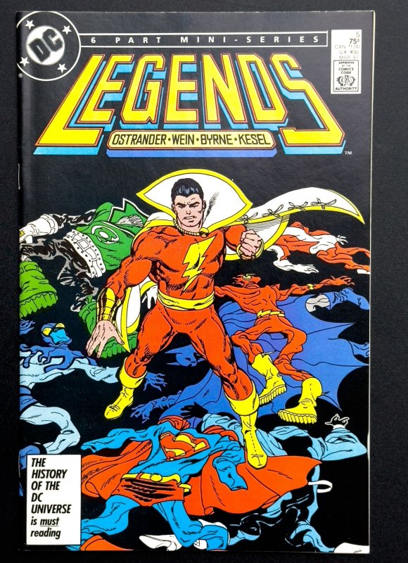 Legends #1-5 (1986) [Lot 5bks][KEYS] - ALL NM!