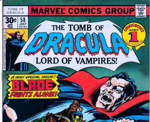 Tomb of Dracula(vol. 1) # 58 Blade The Vampire Hunter