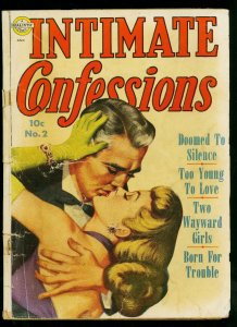 Intimate Confessions #2 1951- Avon Romance Comic- Rare- G