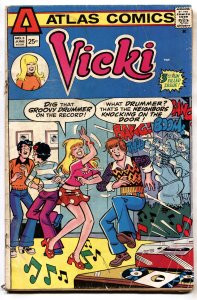 Vicki Comics #3--1975--Atlas Archie swipe--Rare low print run--comic book