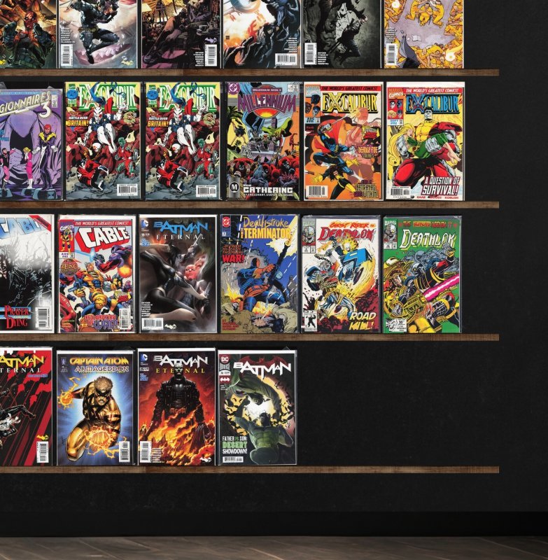 Huge Lot 150+ Comics with Batman Eternal, Batman, Nightwing, Deathlok & More!