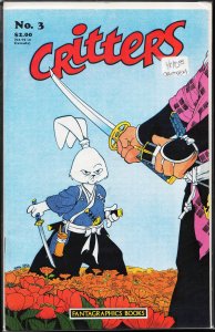 Critters #3 (1986) Usagi Yojimbo