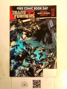 Transformers Movie Prequel FBCD #1 VF-NM IDW Comics comic book 6 JW58