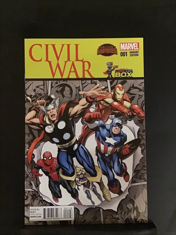 Civil War #1 Comic Con Box Cover (2015)