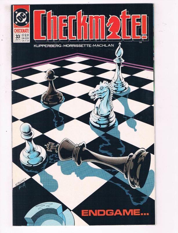 Checkmate #33 VF DC Comics Comic Book Kupperberg DE22