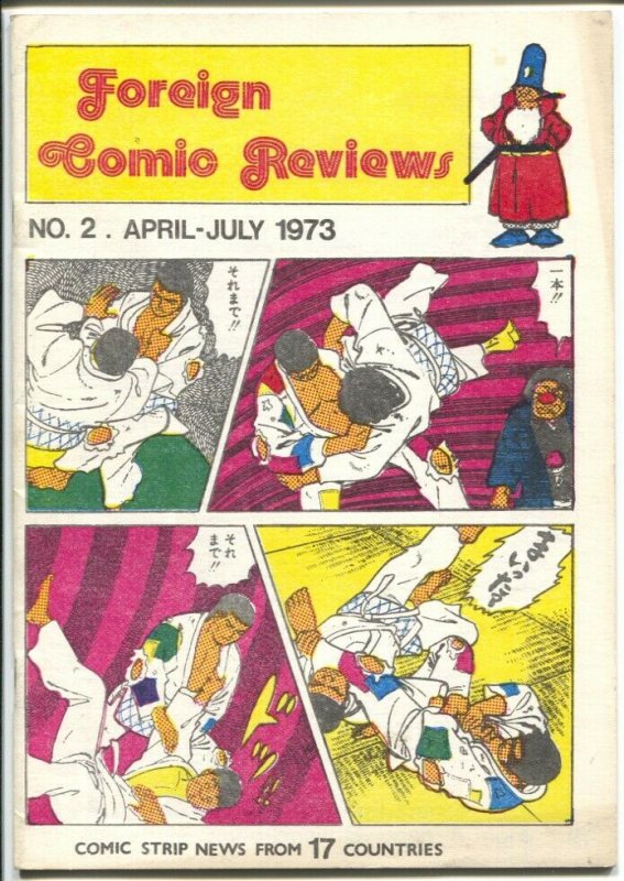 Foreign Comics Review #2 1973-Danish publication-TinTin-Rolf Gohs-FN