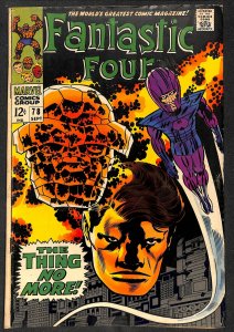 Fantastic Four #78 VG- 3.5 Marvel Comics