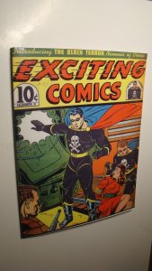 EXCITING COMICS 9 *NEW NM/MINT 9.8* MAGAZINE SIZE FACSIMILE 1ST APP BLACK TERROR