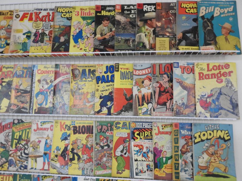 Huge Lot of Gold/Bronze/Silver Age Comics W/ Superman, Casper and more!