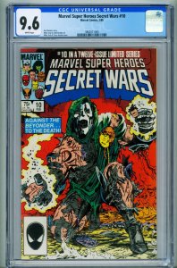 MARVEL SUPER HEROES SECRET WARS #10 -CGC 9.6-Dr. Doom-comic book-3862511005