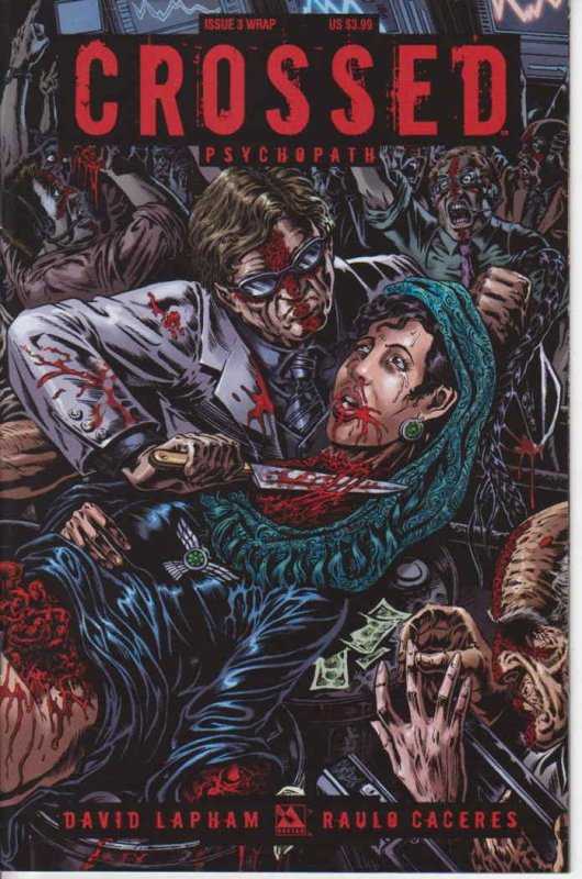 Crossed: Psychopath #3A VF/NM ; Avatar | David Lapham Wrap Variant