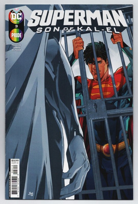 Superman Son Of Kal-El #3 Timms 2nd Printing Variant (DC, 2021) NM