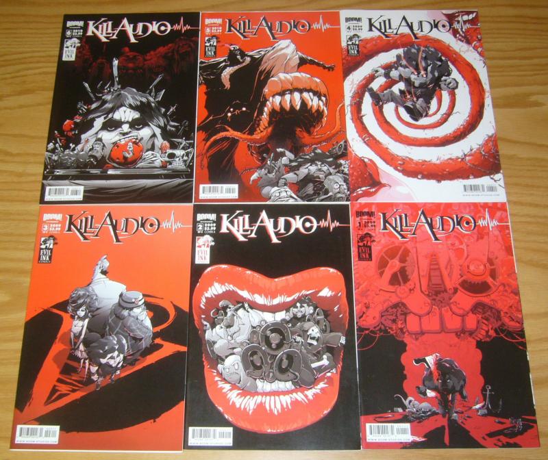 Kill Audio #1-6 VF/NM complete series CLAUDIO SANCHEZ OF COHEED & CAMBRIA set A