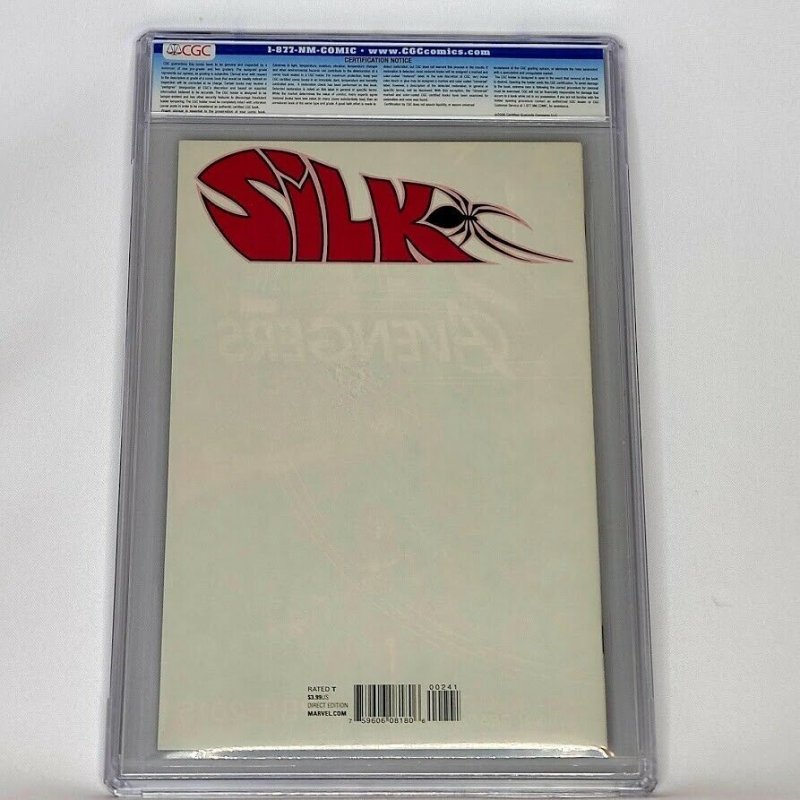 Silk #2 Marvel 2015 CGC 9.8 Phantom Sketch Amazing Spiderman 300 Homage Top Grd