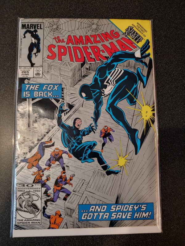 ​THE AMAZING SPIDER-MAN #265 1ST APPEARANCE OF SILVER SABLE 2ND PRINT