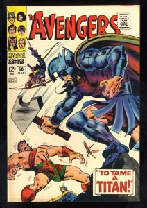 Avengers #50 VF- 7.5 White Pages Marvel Comics Thor Captain America