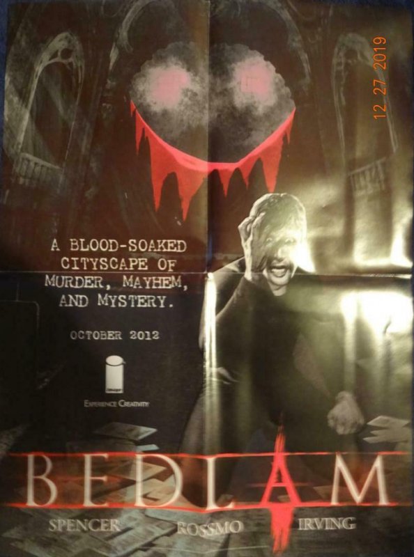 BEDLAM Promo Poster, 18 x 24, 2012, IMAGE Unused more in our store 424