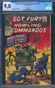 Sgt. Fury and His Howling Commandos #40 (Marvel, 1967) CGC 9.0