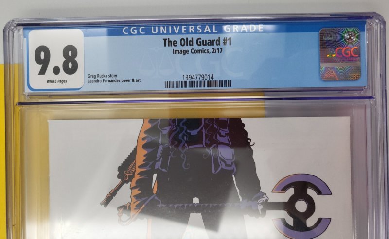 Old Guard #1 CGC 9.8 2017 Image Comics Netflix Movies