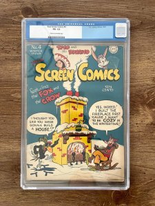 Real Screen Comics # 4 DC Comics 1945 Golden Age CGC 5.5 FN- Comic Book JH6