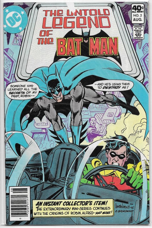 Untold Legend of the Batman   #2 of 3 GD Wein/Aparo, Joker