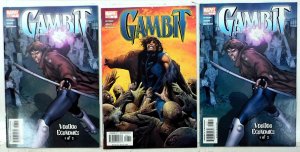 Gambit Lot of 3 #7 x2, 8 (2005) Marvel Comics 1st Print Comic Books