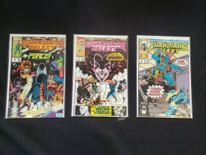 GUARDIANS OF THE GALAXY 3PC (VF) A FORCE TO RECKON WITH! YONDU GOES MAD 1990-91