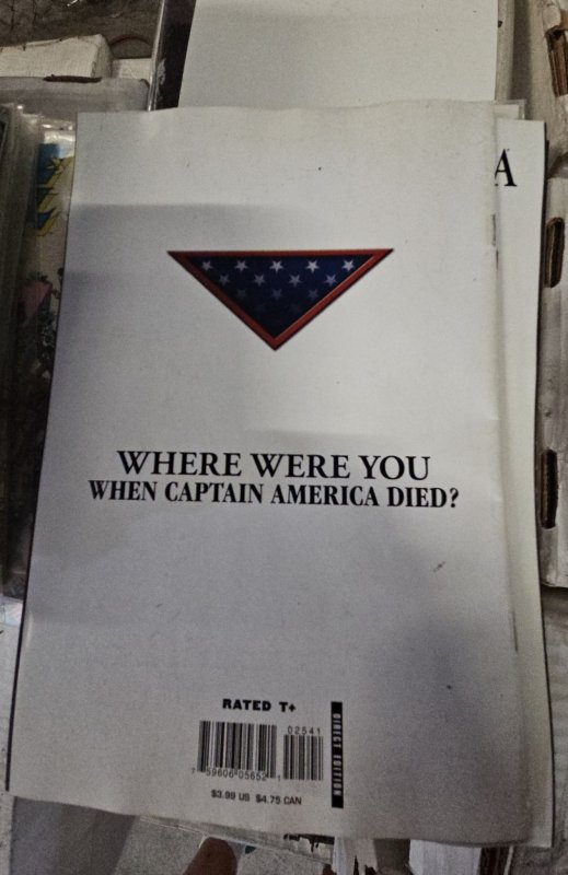 Captain America #25 Second Print Cover (2007)