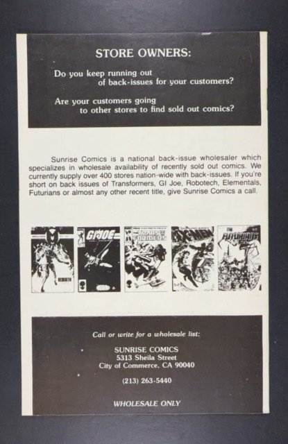 The Futurians #2 (1985)