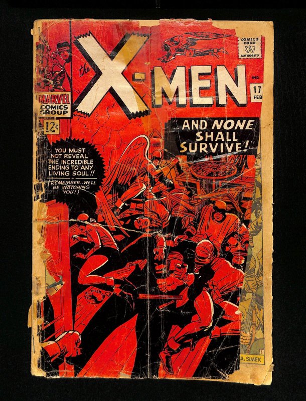 X-Men #17 Magneto Appearance! Jack Kirby Art! 1966!