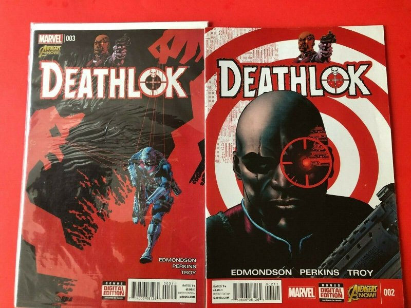 DEATHLOK LOT OF 2 #'s 002,003.MARVEL-DIRECT EDITIONS / HIGH QUALITY